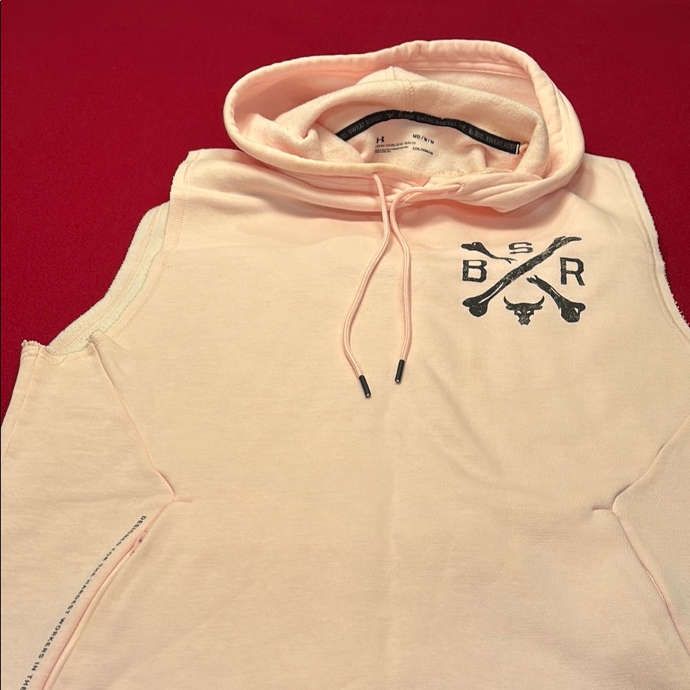 Under Armour Peach Sleeveless Hoodie